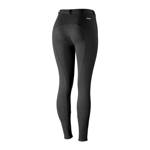 Horze Active Reithose Damen vollbesatzhose Silikon Grip,schwarz,38