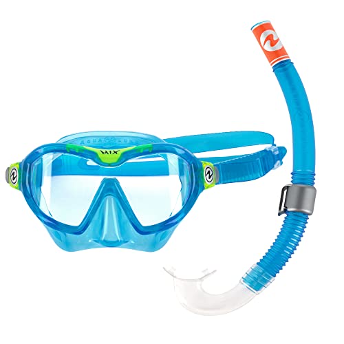 Aqua Lung Unisex Kinder Sport Schnorchel-Set mit Tauchmaske und Schnorchelrohr, Blau - Aqua, Einheitsgröße