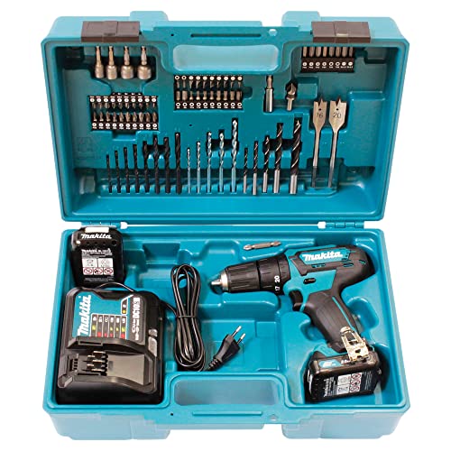 Makita HP333DSAX1 Akku-Schlagbohrschrauber 12V max. / 2,0 Ah, 2 Akkus + Ladegerät in Transportkoffer