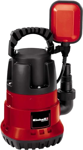 Einhell Tauchpumpe GC-SP 2768 (270 W, max. 6.800 l/Std., bis zu 5 mm Partikelgröße, einstellbarer Schwimmschalter, inkl. Universalanschluss Außengewinde und 90°-Winkel)