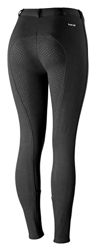Horze Active Reithose Damen vollbesatzhose Silikon Grip,schwarz,38