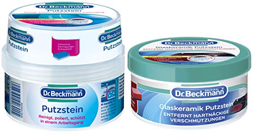 Dr. Beckmann Putzstein Ultra Stark 400g, Glas, Gips, Keramik, Stein, 250g, inkl. Schwamm
