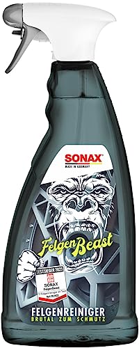 SONAX FelgenBeast (1 Liter) Felgenreiniger für alle polierten, verchromten und matten Stahl- & Leichtmetallfelgen | Art-Nr. 04333000